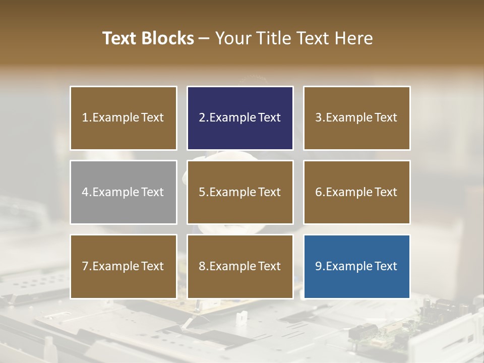Output Factory Manual Worker PowerPoint Template