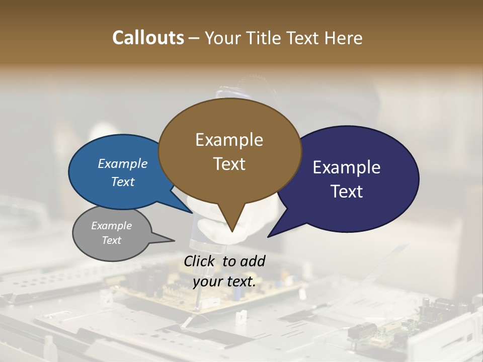 Output Factory Manual Worker PowerPoint Template