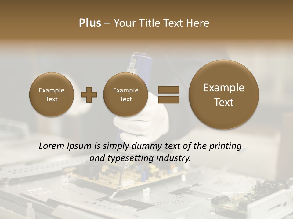 Output Factory Manual Worker PowerPoint Template