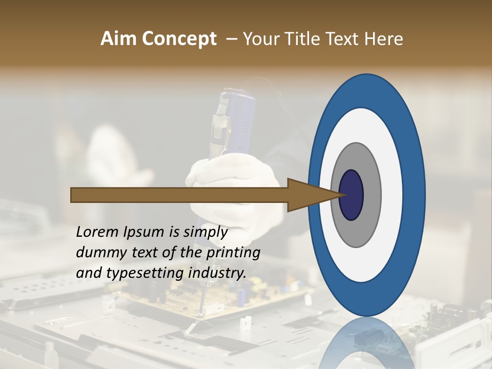 Output Factory Manual Worker PowerPoint Template
