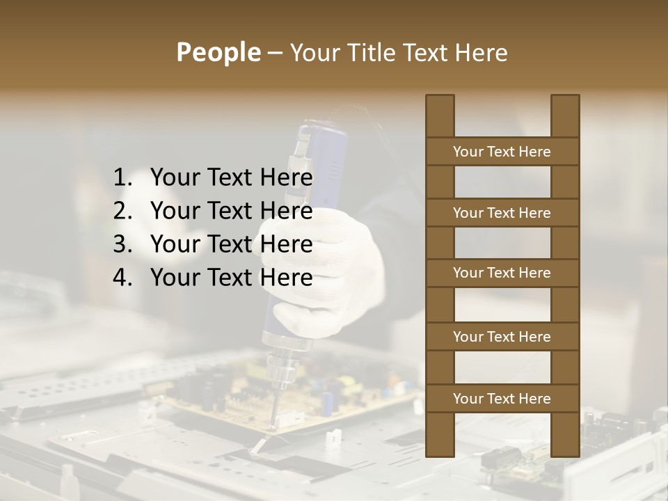 Output Factory Manual Worker PowerPoint Template