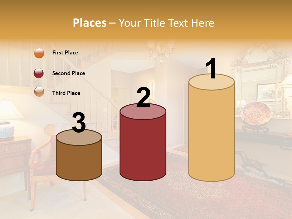 Wall Luxury Light PowerPoint Template