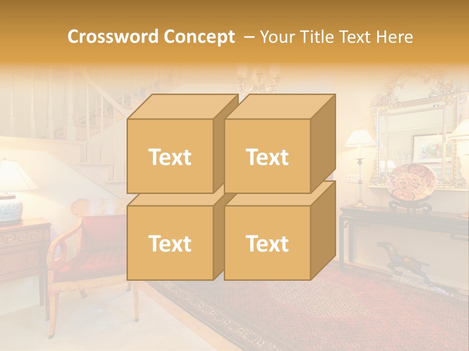 Wall Luxury Light PowerPoint Template