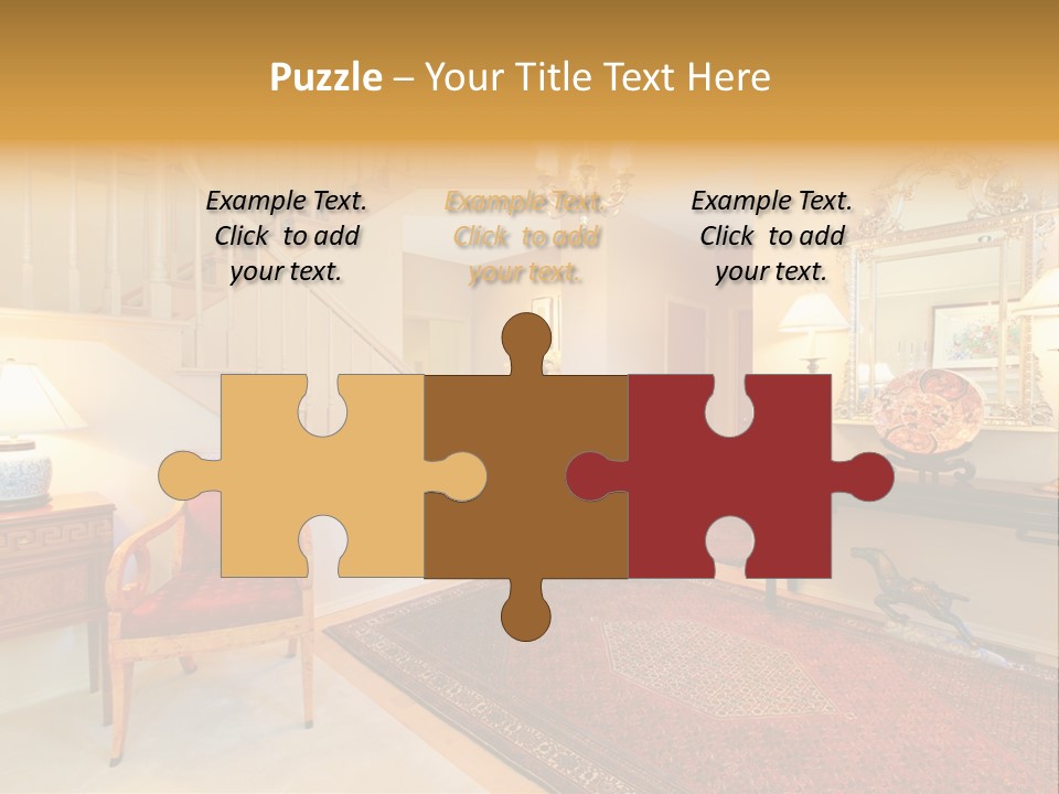 Wall Luxury Light PowerPoint Template