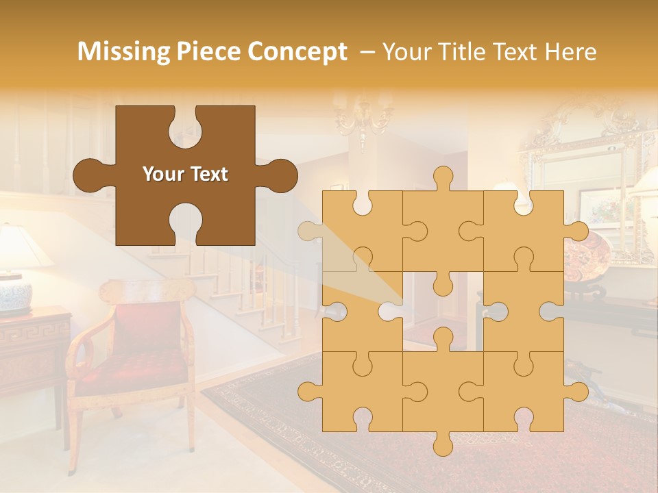 Wall Luxury Light PowerPoint Template