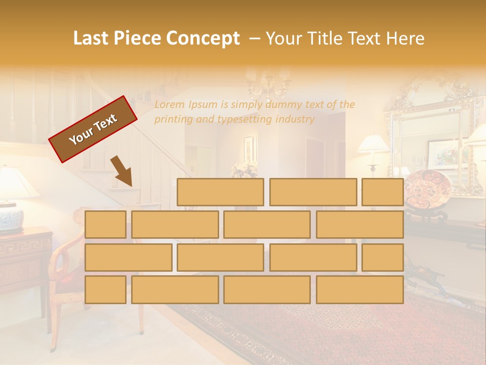Wall Luxury Light PowerPoint Template