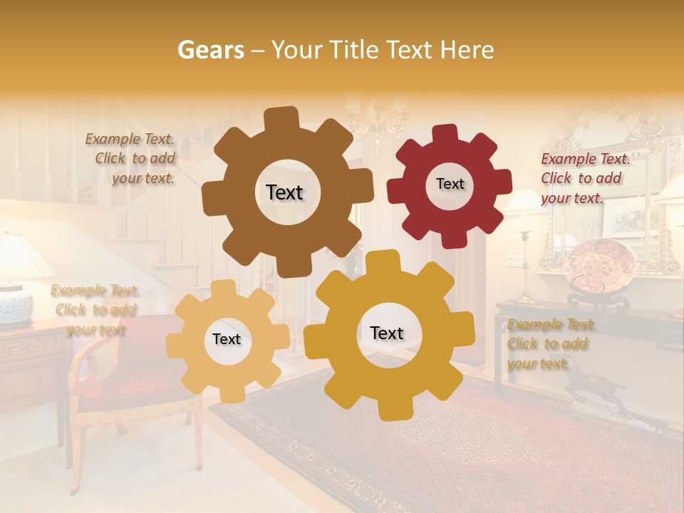 Wall Luxury Light PowerPoint Template