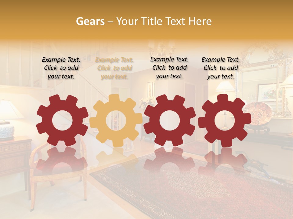 Wall Luxury Light PowerPoint Template