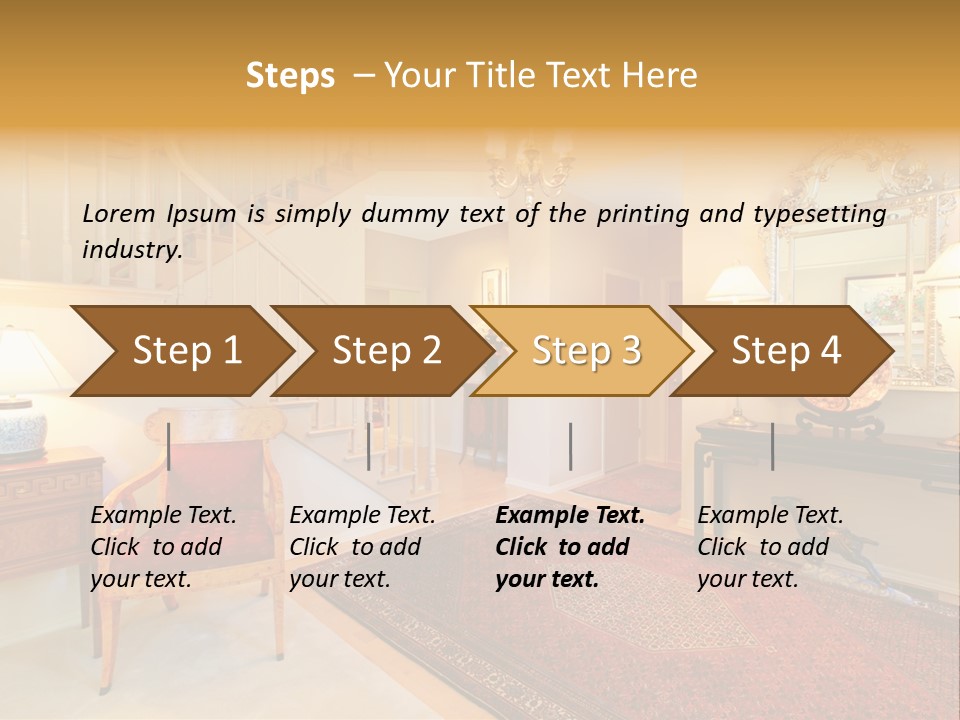 Wall Luxury Light PowerPoint Template