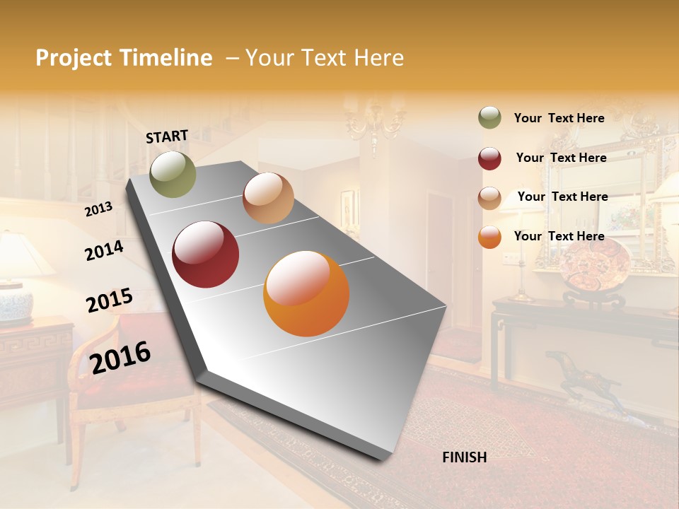 Wall Luxury Light PowerPoint Template