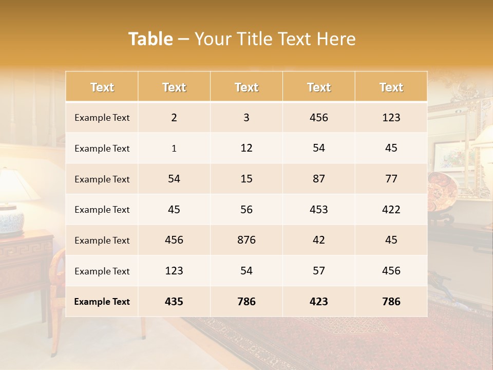 Wall Luxury Light PowerPoint Template