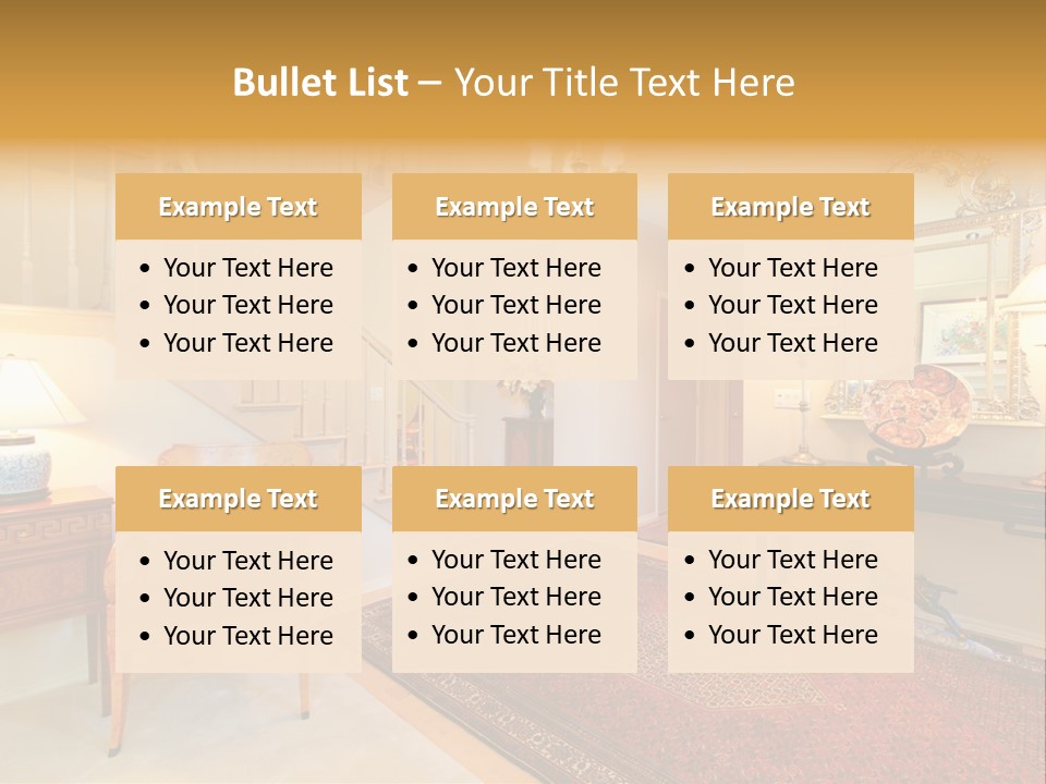 Wall Luxury Light PowerPoint Template