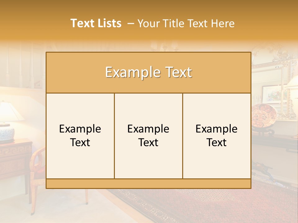 Wall Luxury Light PowerPoint Template