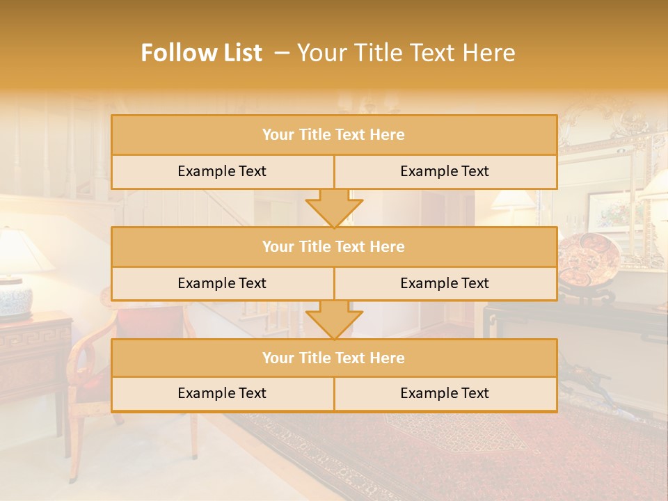 Wall Luxury Light PowerPoint Template