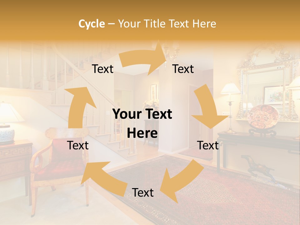 Wall Luxury Light PowerPoint Template