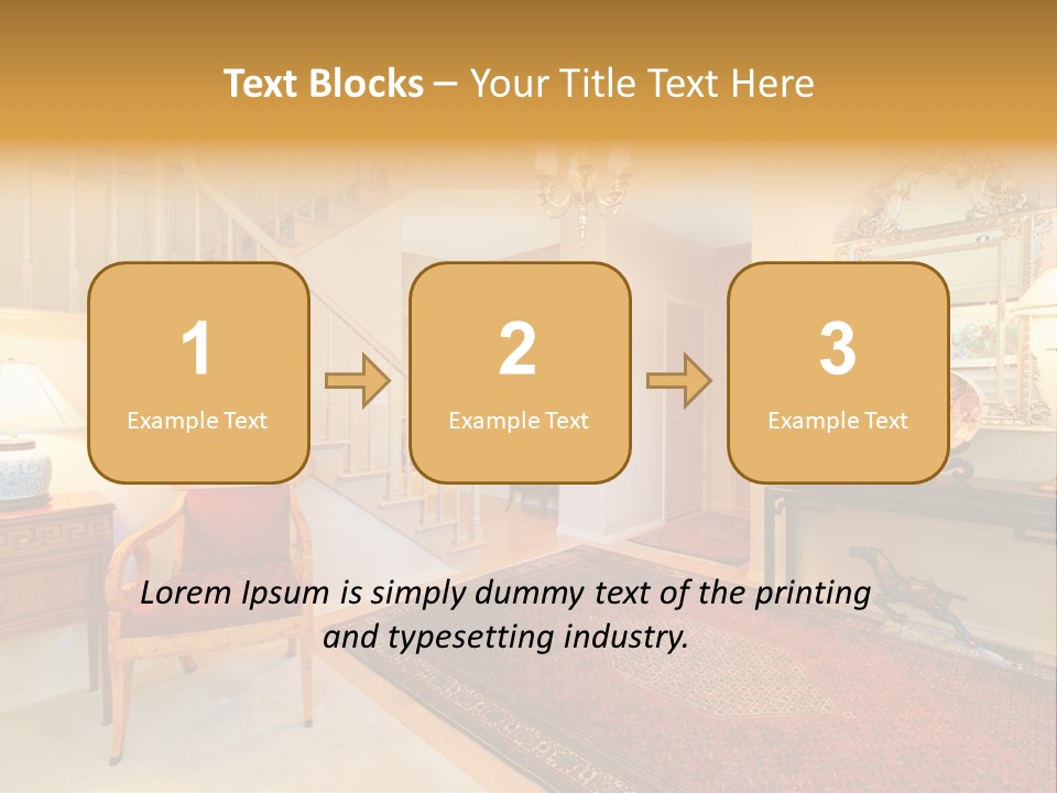 Wall Luxury Light PowerPoint Template
