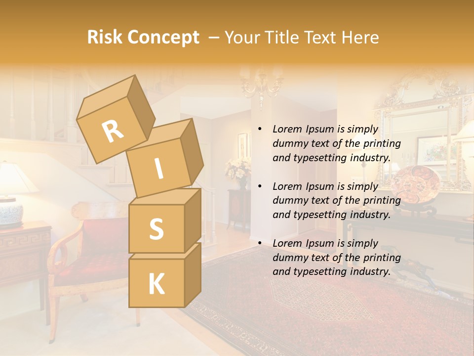 Wall Luxury Light PowerPoint Template