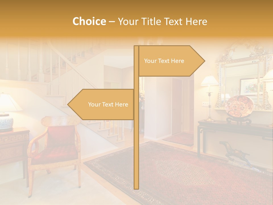 Wall Luxury Light PowerPoint Template