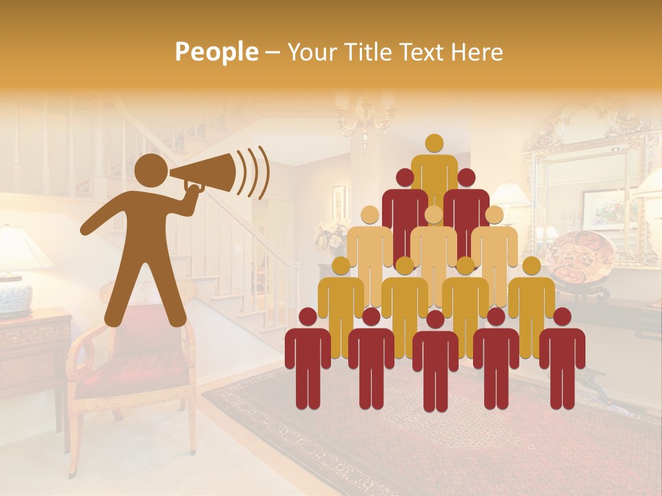 Wall Luxury Light PowerPoint Template