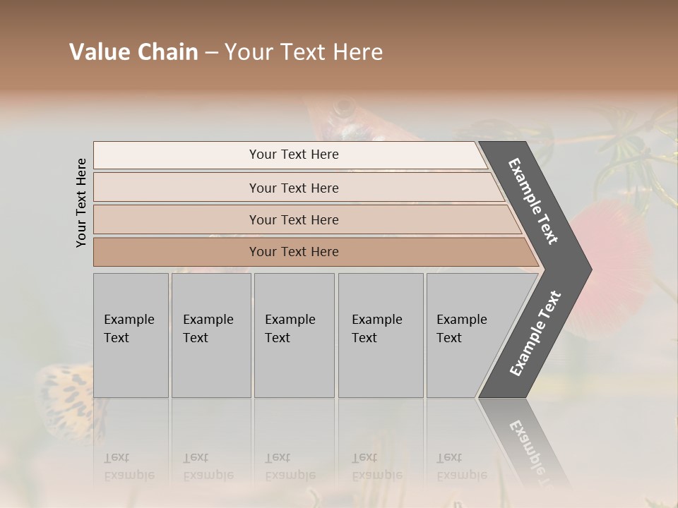 Aquarian Poecilia Guppy PowerPoint Template