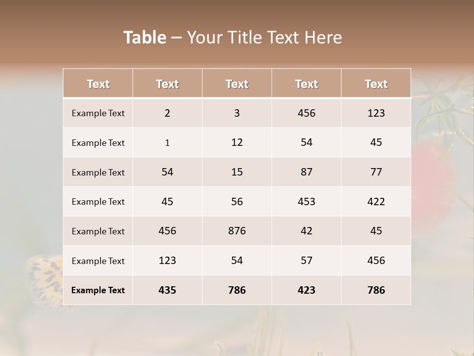 Aquarian Poecilia Guppy PowerPoint Template