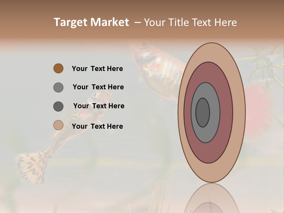 Aquarian Poecilia Guppy PowerPoint Template