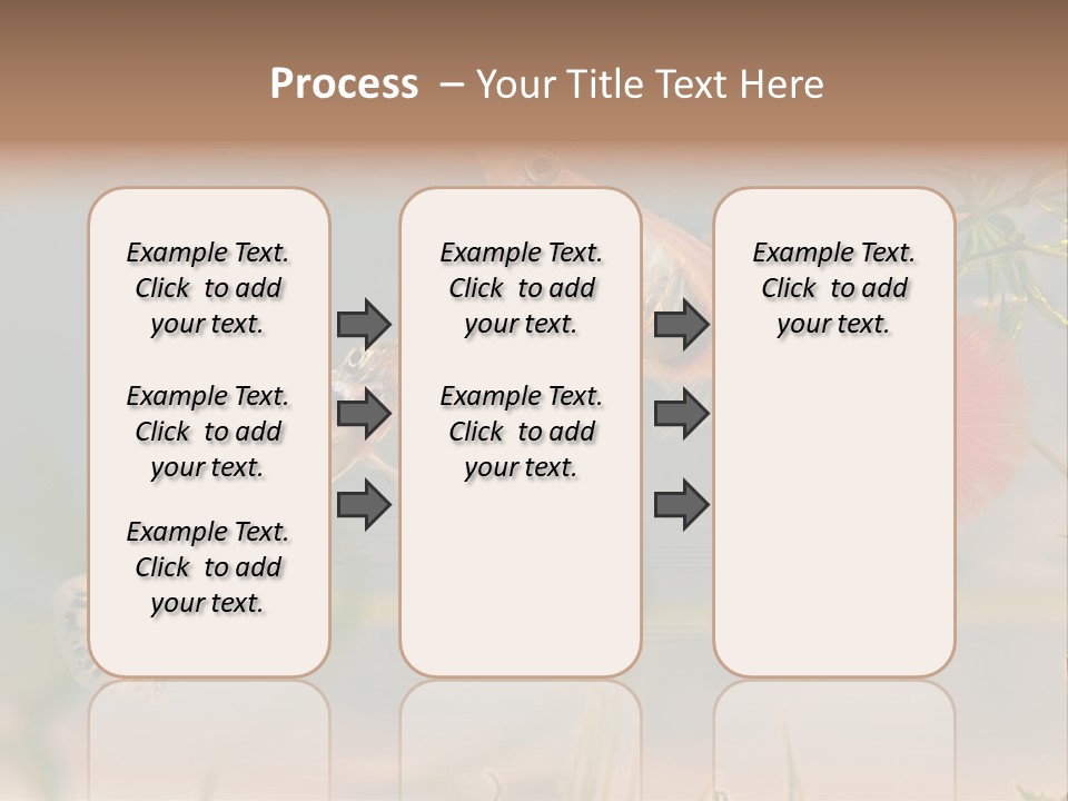 Aquarian Poecilia Guppy PowerPoint Template