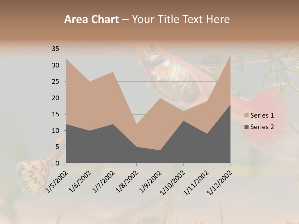 Aquarian Poecilia Guppy PowerPoint Template