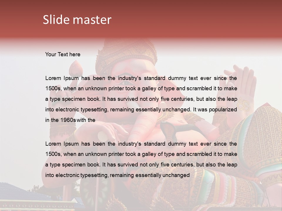 Culture Lotus Thai PowerPoint Template