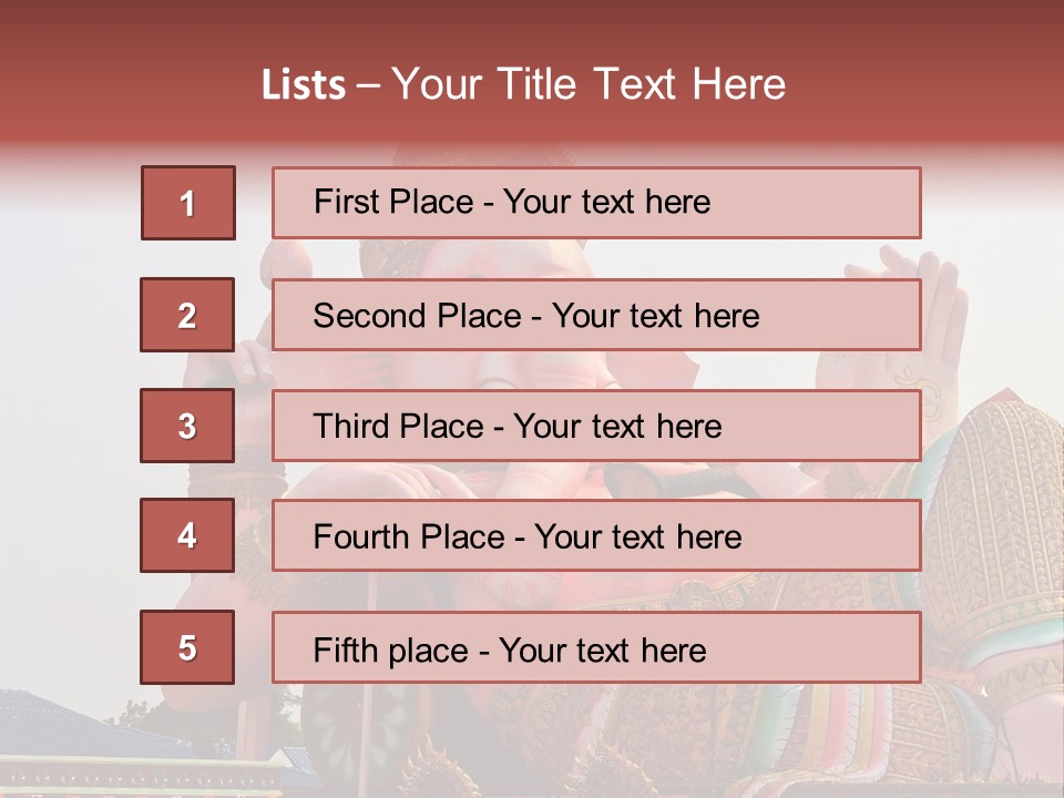 Culture Lotus Thai PowerPoint Template