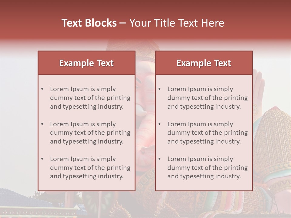 Culture Lotus Thai PowerPoint Template