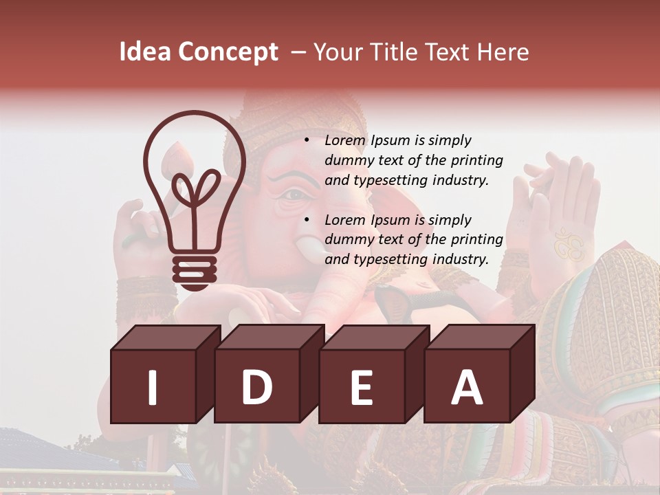 Culture Lotus Thai PowerPoint Template