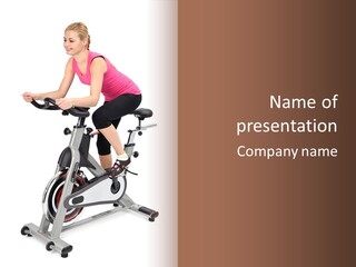 Bike Isolated Workout PowerPoint Template