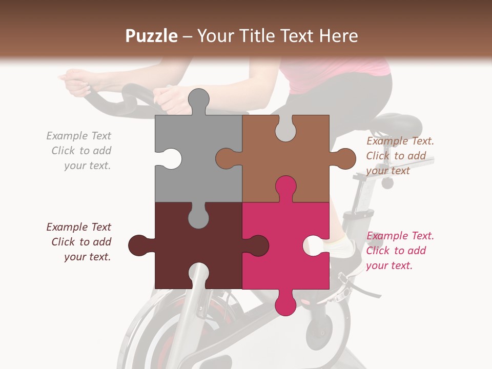 Bike Isolated Workout PowerPoint Template