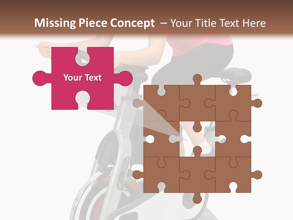 Bike Isolated Workout PowerPoint Template