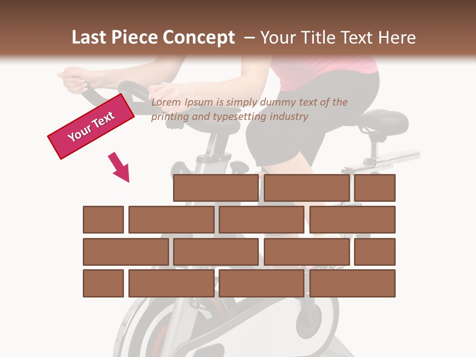 Bike Isolated Workout PowerPoint Template