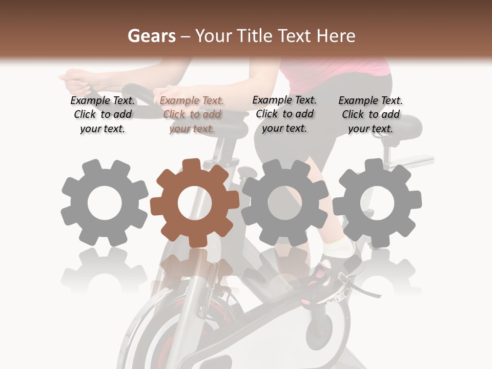 Bike Isolated Workout PowerPoint Template