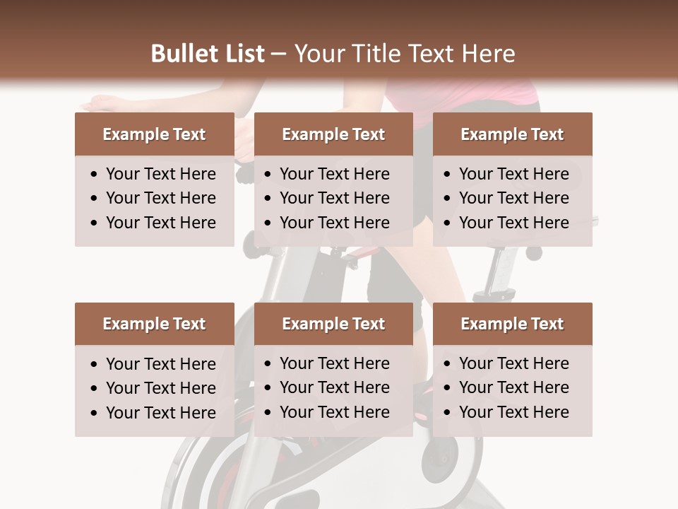 Bike Isolated Workout PowerPoint Template