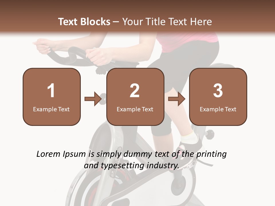Bike Isolated Workout PowerPoint Template