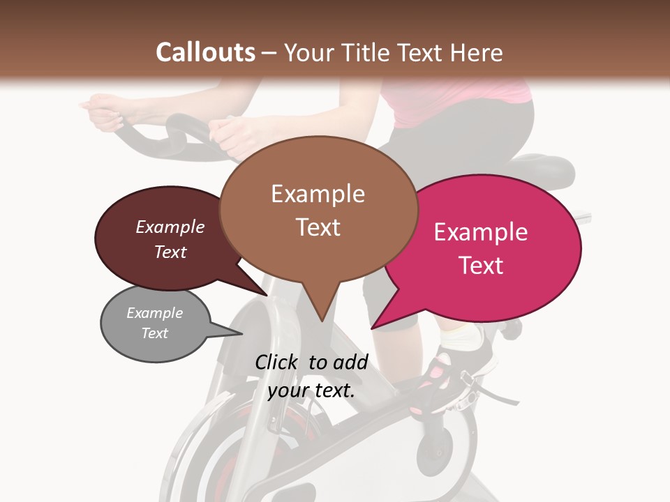 Bike Isolated Workout PowerPoint Template