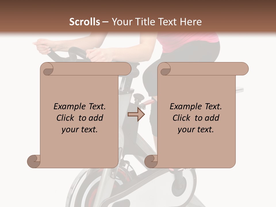 Bike Isolated Workout PowerPoint Template