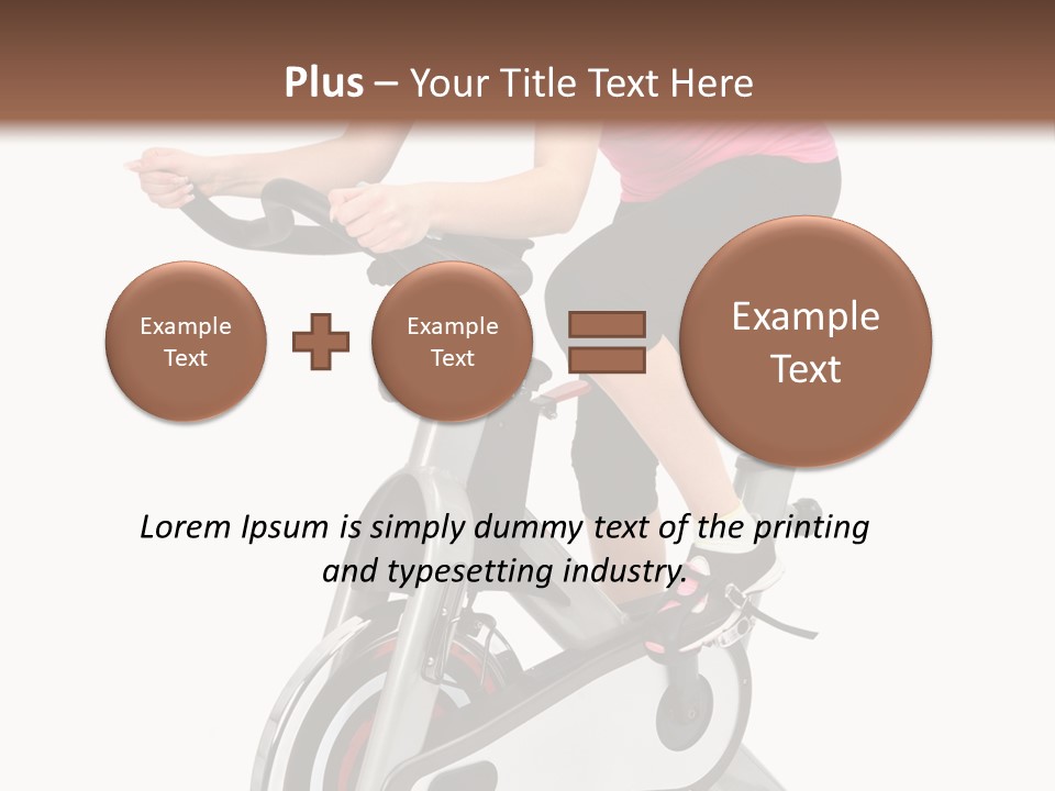 Bike Isolated Workout PowerPoint Template