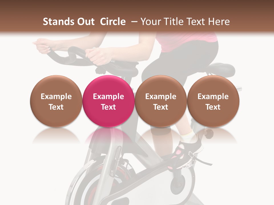Bike Isolated Workout PowerPoint Template