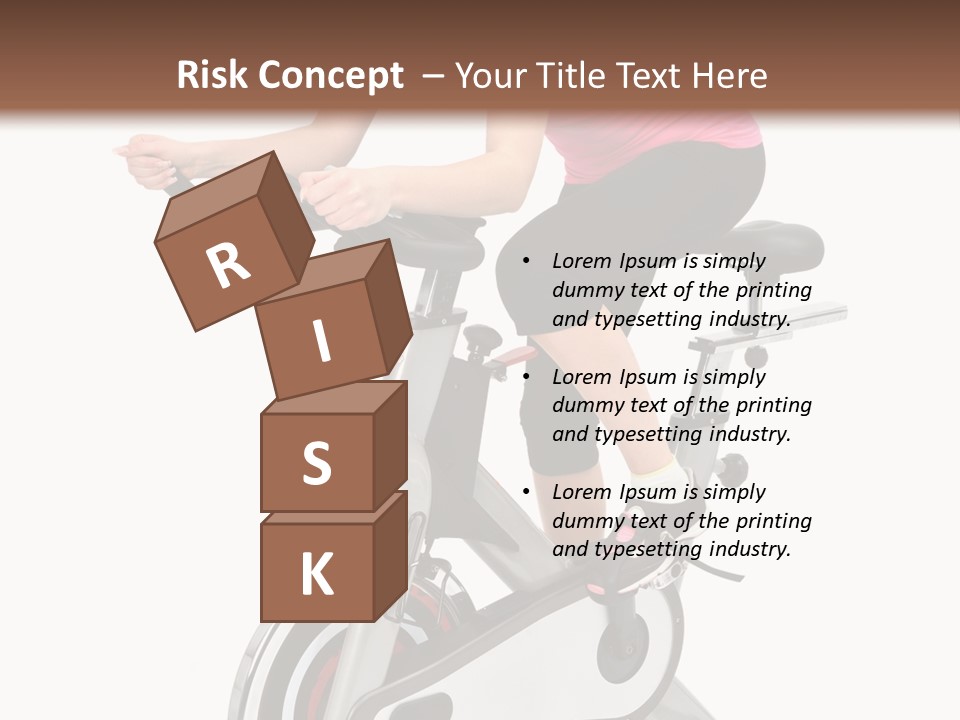 Bike Isolated Workout PowerPoint Template