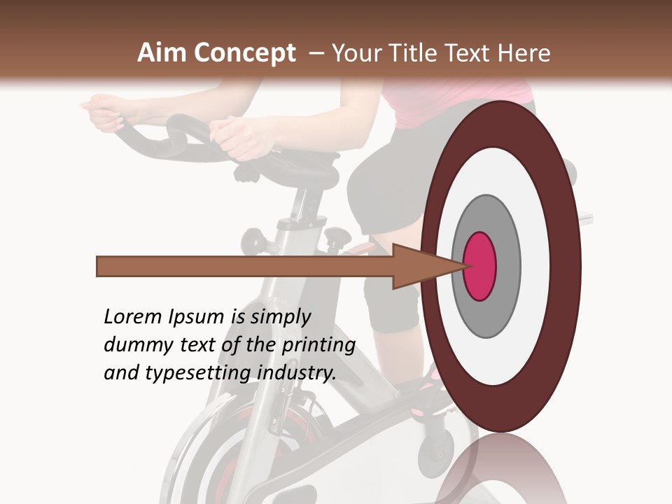 Bike Isolated Workout PowerPoint Template