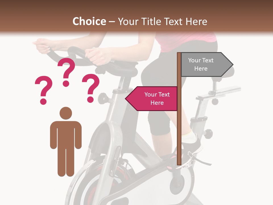 Bike Isolated Workout PowerPoint Template