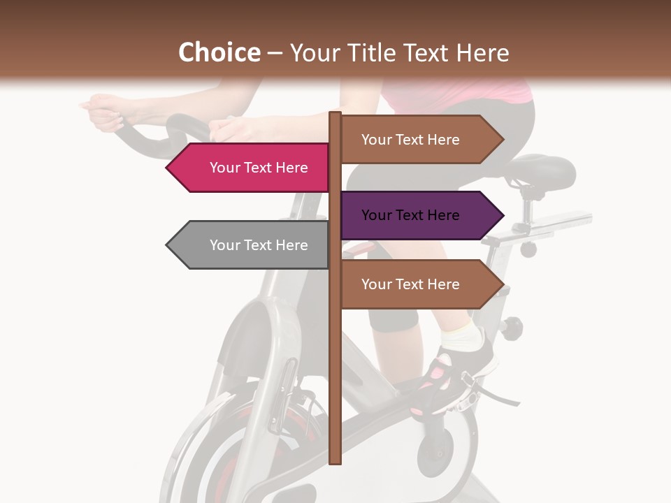 Bike Isolated Workout PowerPoint Template