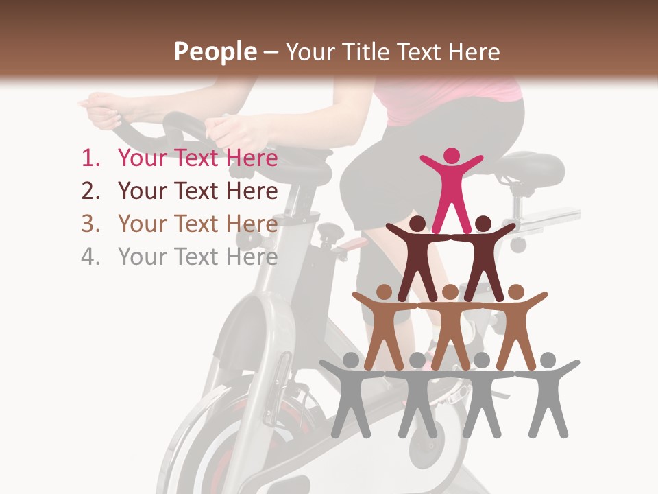 Bike Isolated Workout PowerPoint Template