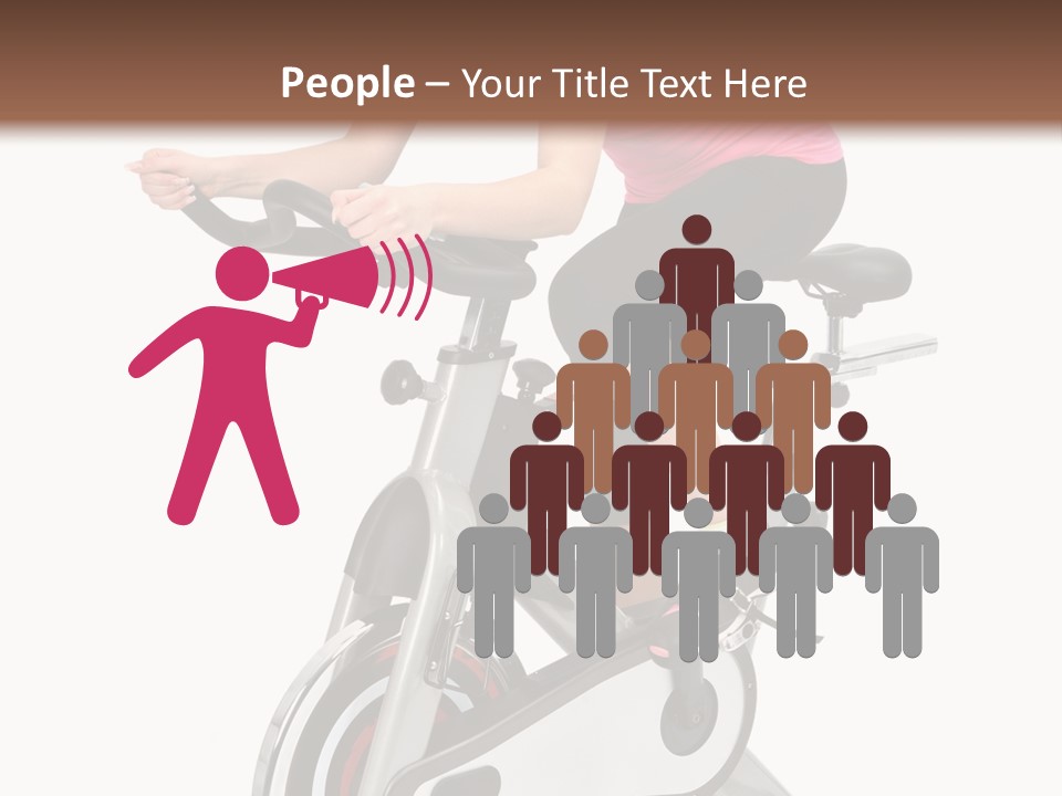 Bike Isolated Workout PowerPoint Template