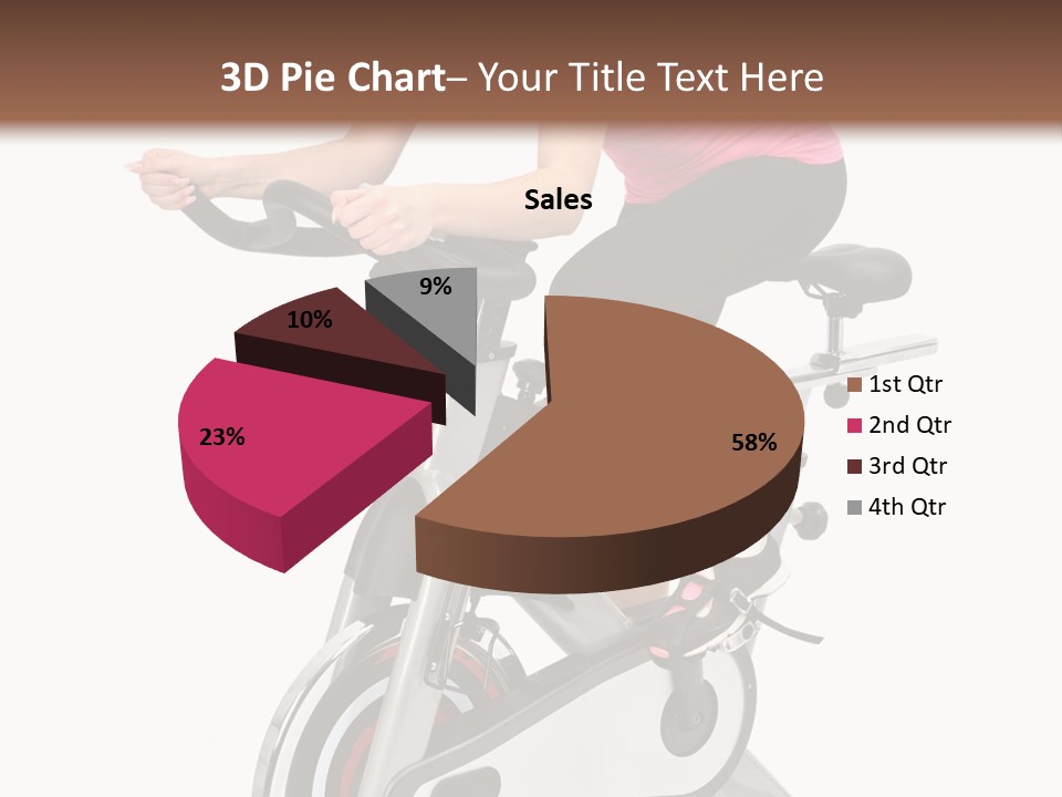 Bike Isolated Workout PowerPoint Template